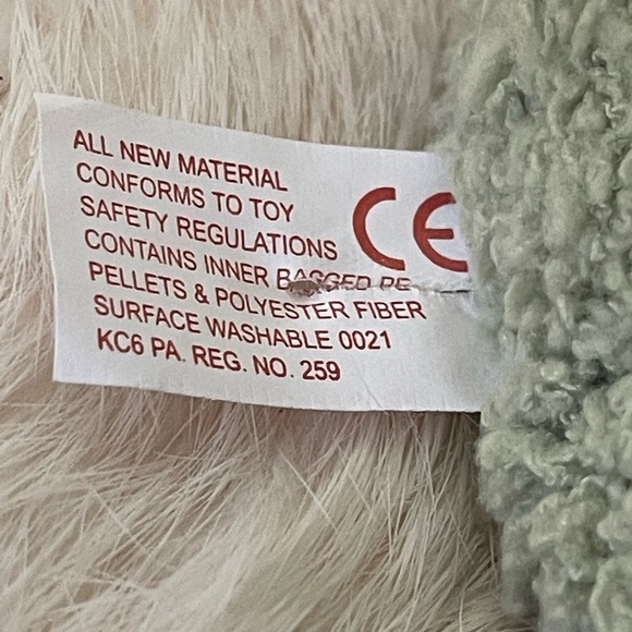 Russ Brand Plush Bean Green Frog Toy - Picture 3 of 6